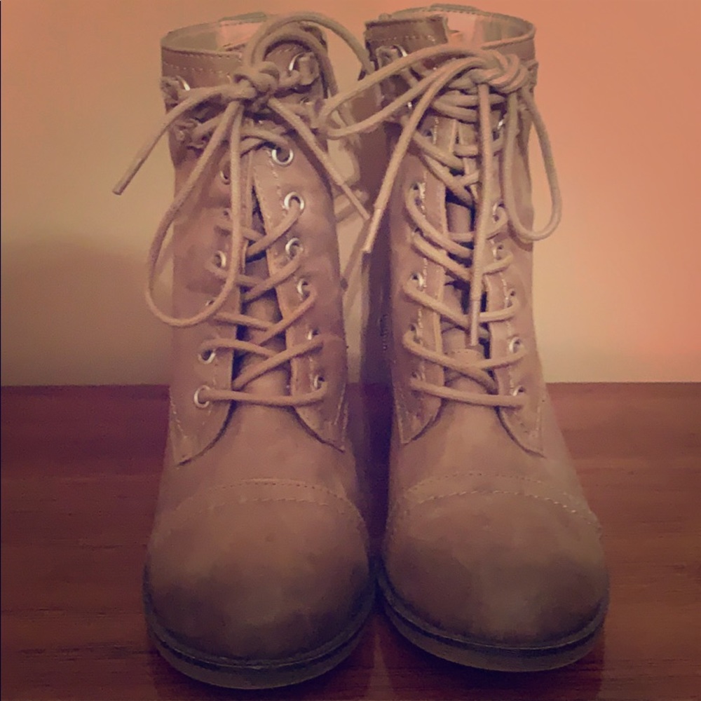 Madden Girl Combat Boots